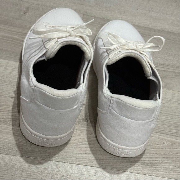 Kizik Irvine Ivory White Canvas Slip On Sneakers Unisex Size M’s 11.5 W’s 13 - Picture 7 of 13